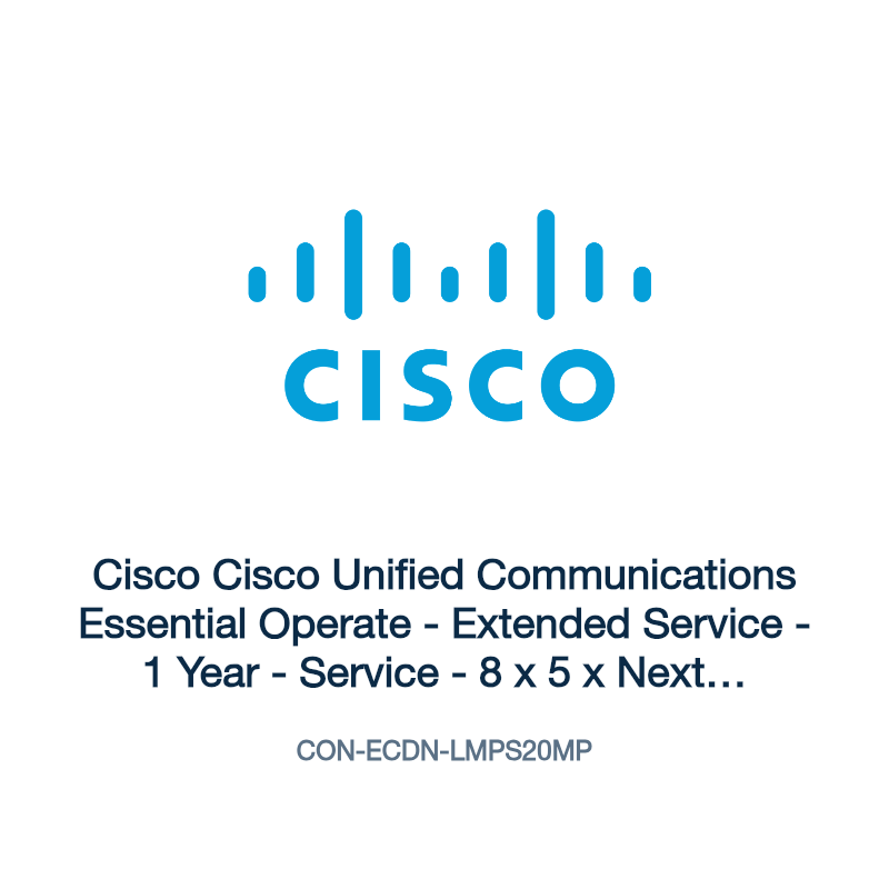 CON-ECDN-LMPS20MP: Cisco Cisco Unified Communications Essential Operate