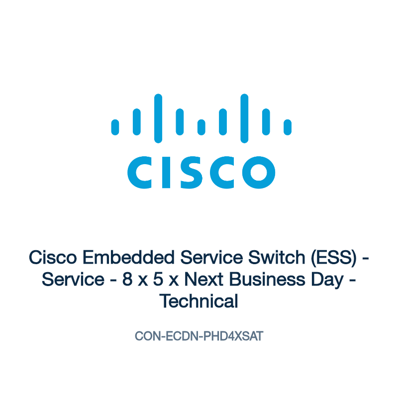 CON-ECDN-PHD4XSAT: Cisco Embedded Service Switch (ESS)