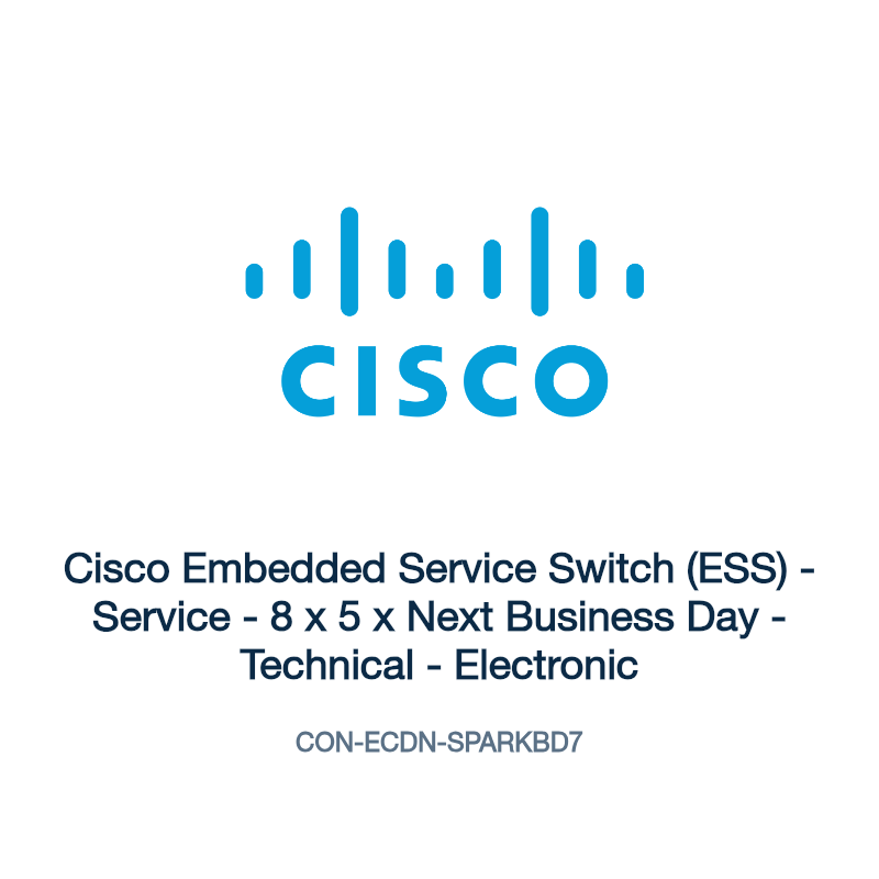 CON-ECDN-SPARKBD7: Cisco Embedded Service Switch (ESS)