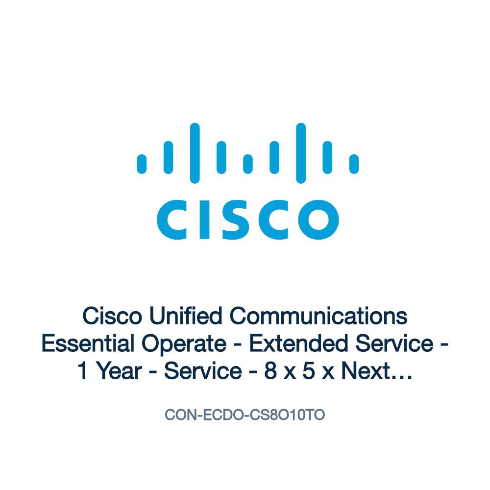 CON-ECDO-CS8O10TO: Cisco Unified Communications Essential Operate