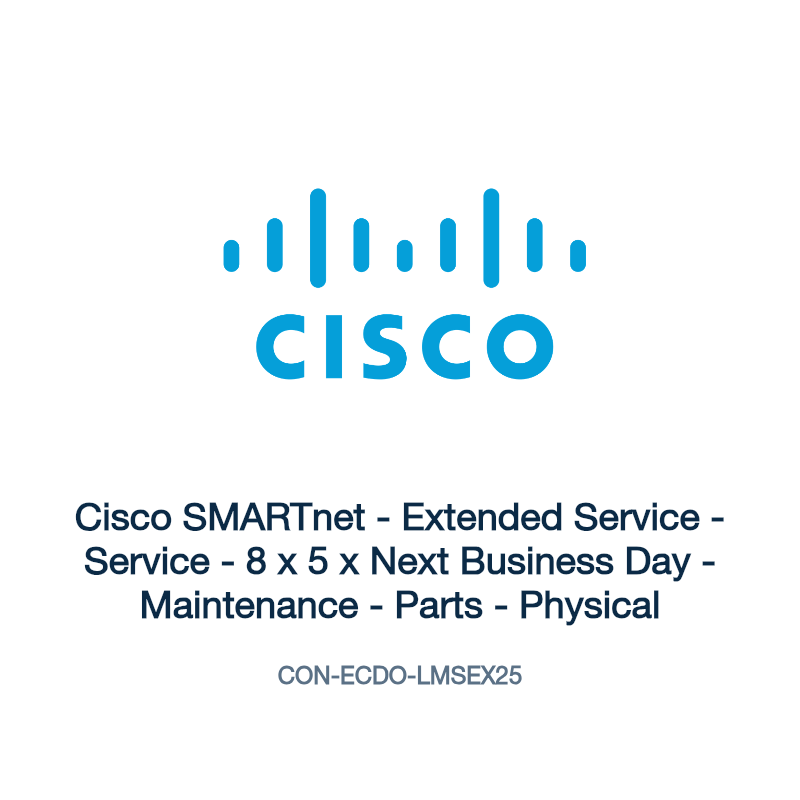 CON-ECDO-LMSEX25: Cisco SMARTnet - Extended Service - Service - 8 x 5 x Next Business