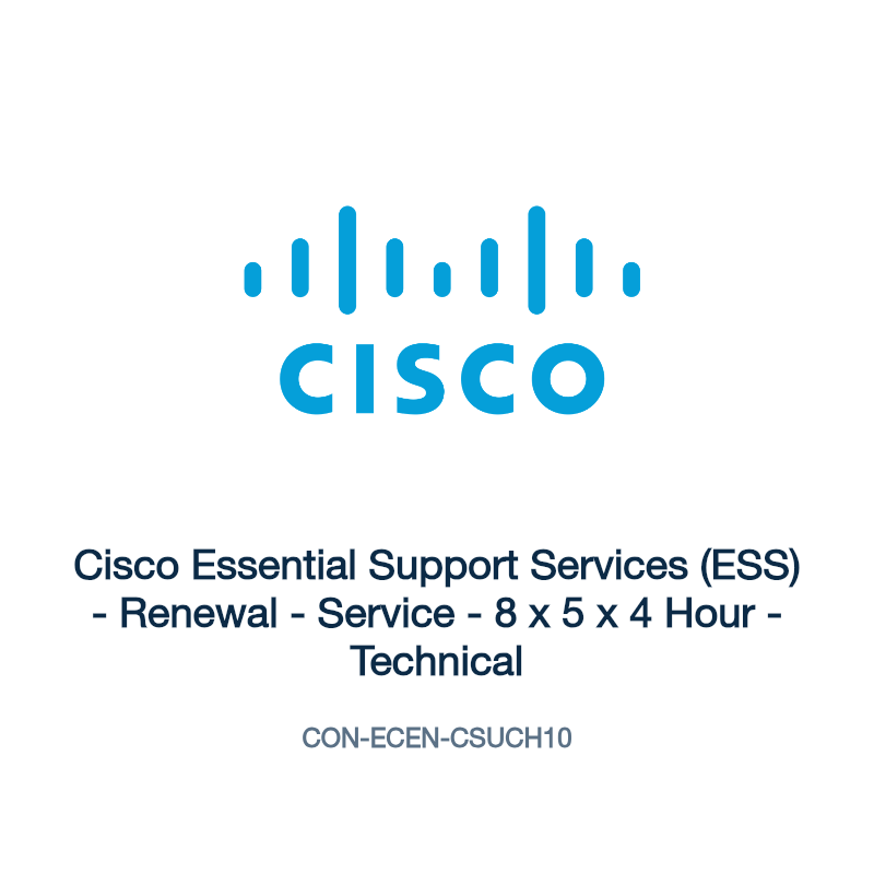 CON-ECEN-CSUCH10: Cisco Essential Support Services (ESS)