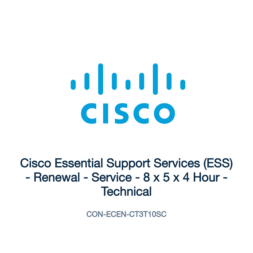 CON-ECEN-CT3T10SC: Cisco Essential Support Services (ESS)