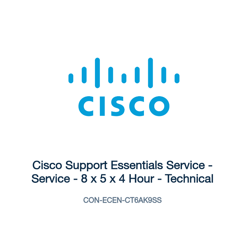 CON-ECEN-CT6AK9SS: Cisco Support Essentials Service