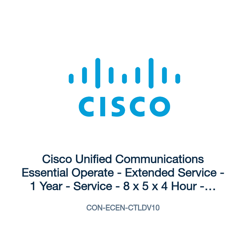 CON-ECEN-CTLDV10: Cisco Unified Communications Essential Operate