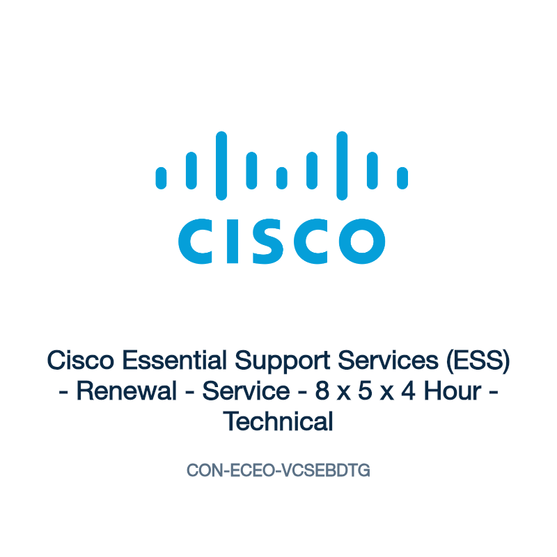CON-ECEO-VCSEBDTG: Cisco Essential Support Services (ESS)