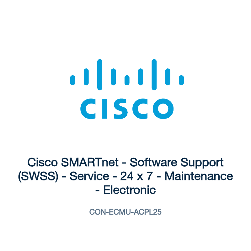 CON-ECMU-ACPL25: Cisco SMARTnet - Software Support (SWSS) - Service - 24 x 7 -
