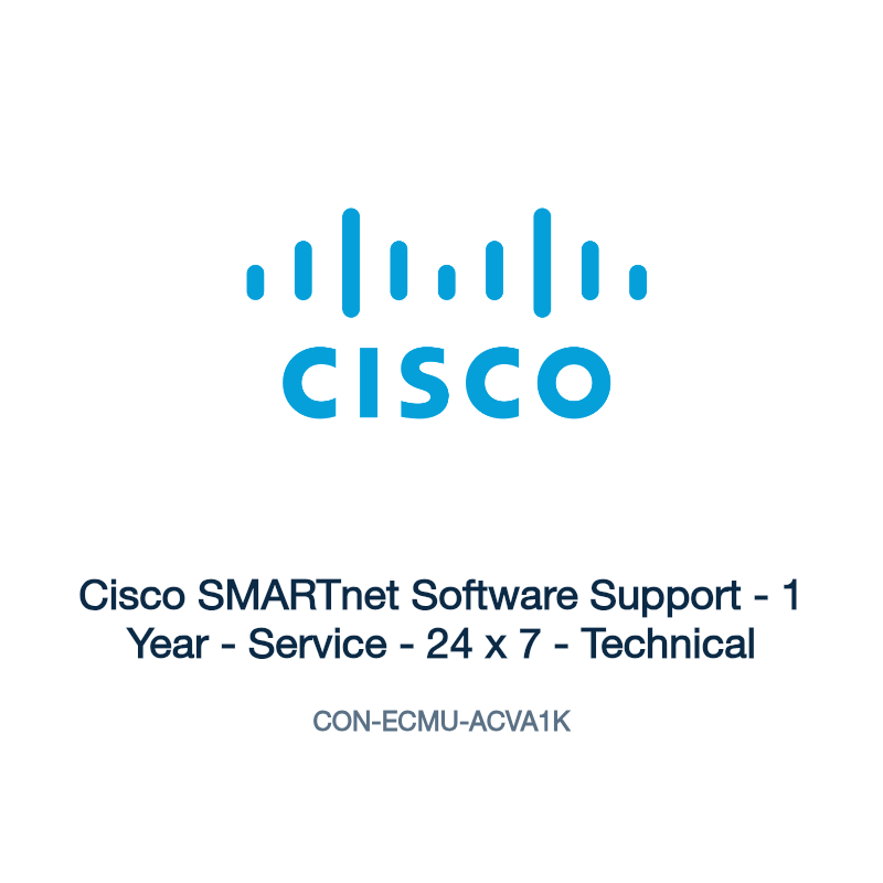 CON-ECMU-ACVA1K: Cisco SMARTnet Software Support