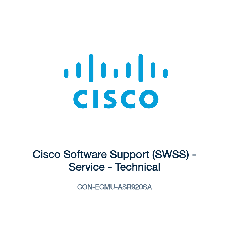 CON-ECMU-ASR920SA: Cisco Software Support (SWSS)