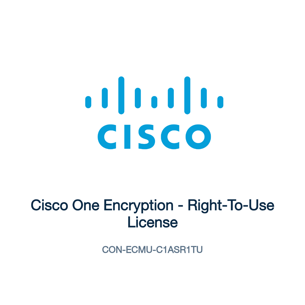 CON-ECMU-C1ASR1TU: Cisco One Encryption