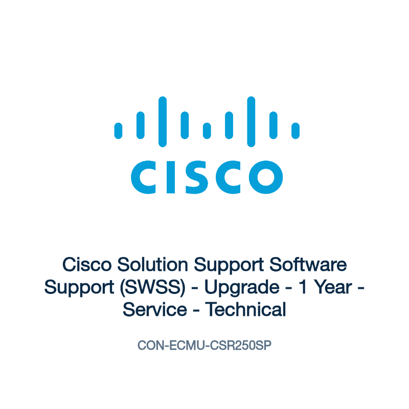 CON-ECMU-CSR250SP: Cisco Solution Support Software Support (SWSS)
