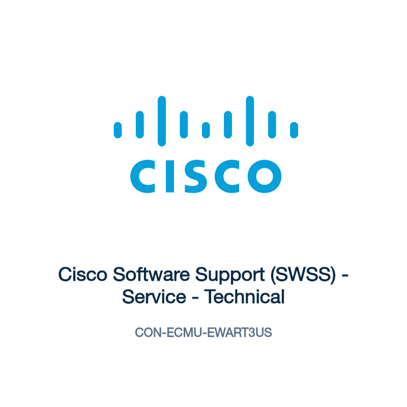 CON-ECMU-EWART3US: Cisco Software Support (SWSS)
