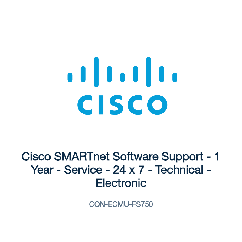 CON-ECMU-FS750: Cisco SMARTnet Software Support