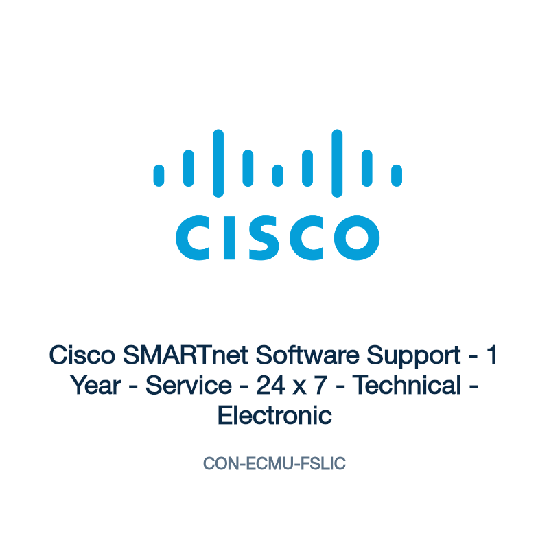 CON-ECMU-FSLIC: Cisco SMARTnet Software Support