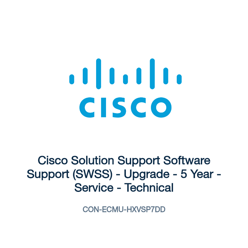 CON-ECMU-HXVSP7DD: Cisco Solution Support Software Support (SWSS)