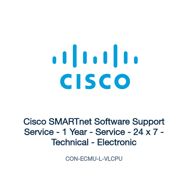 CON-ECMU-L-VLCPU: Cisco SMARTnet Software Support Service