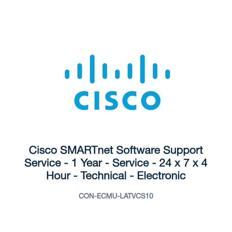 CON-ECMU-LATVCS10: Cisco SMARTnet Software Support Service