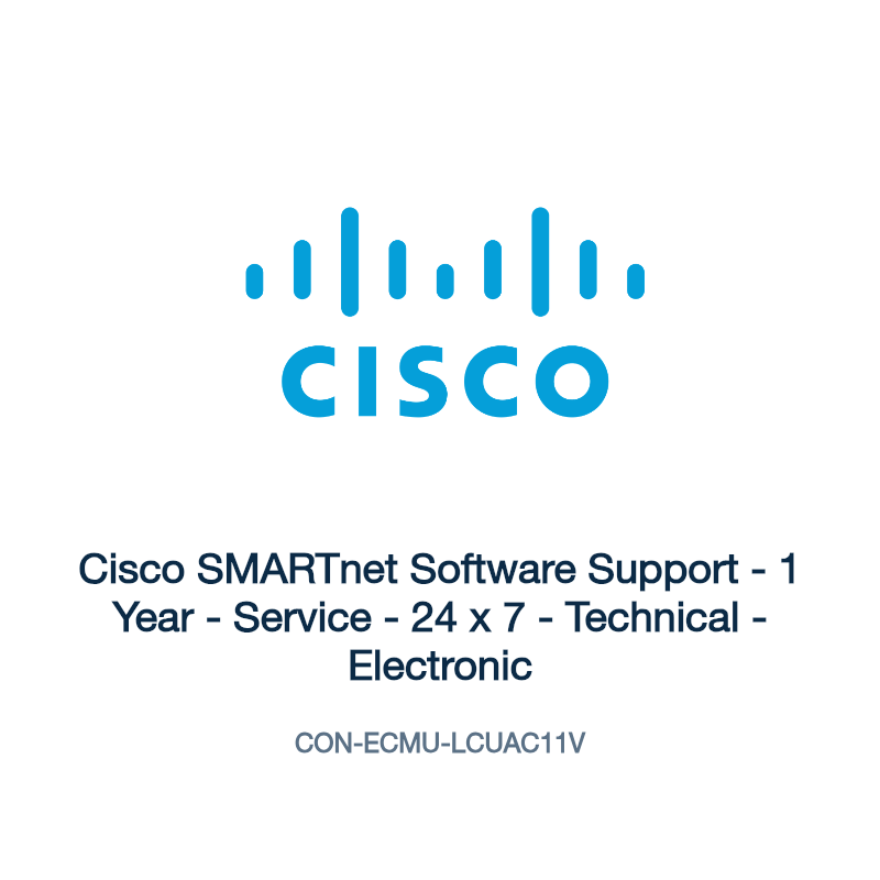 CON-ECMU-LCUAC11V: Cisco SMARTnet Software Support