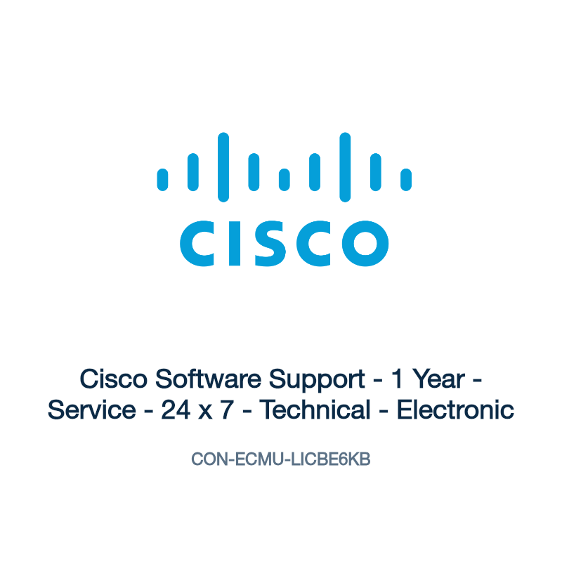 CON-ECMU-LICBE6KB: Cisco Software Support