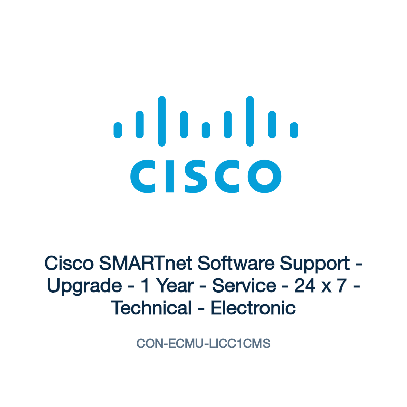 CON-ECMU-LICC1CMS: Cisco SMARTnet Software Support