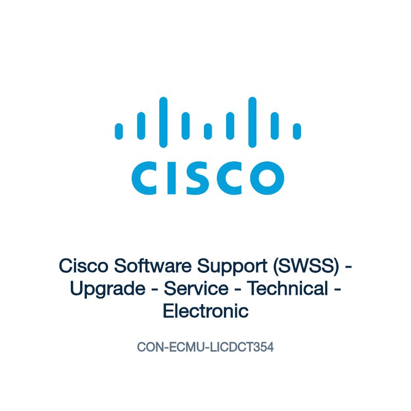 CON-ECMU-LICDCT354: Cisco Software Support (SWSS)