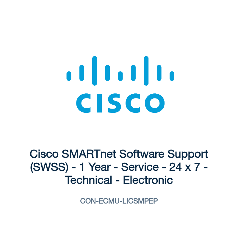 CON-ECMU-LICSMPEP: Cisco SMARTnet Software Support (SWSS)