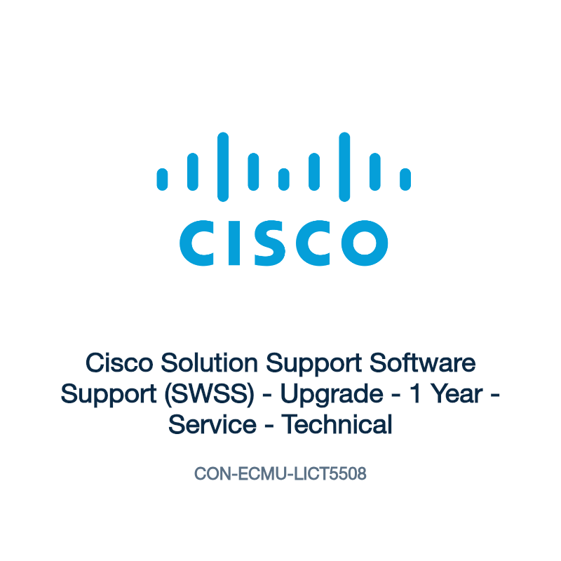 CON-ECMU-LICT5508: Cisco Solution Support Software Support (SWSS)