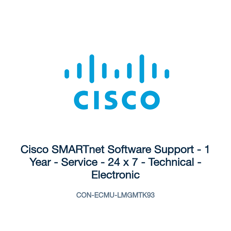 CON-ECMU-LMGMTK93: Cisco SMARTnet Software Support