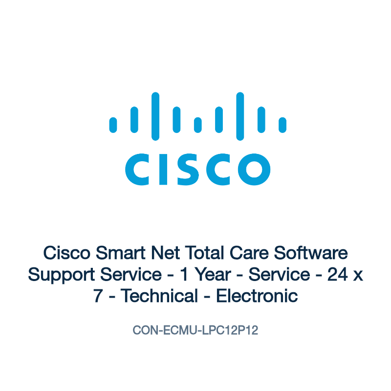 CON-ECMU-LPC12P12: Cisco Smart Net Total Care Software Support Service