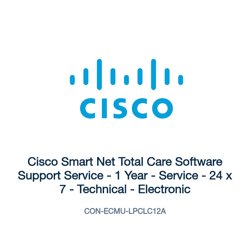 CON-ECMU-LPCLC12A: Cisco Smart Net Total Care Software Support Service