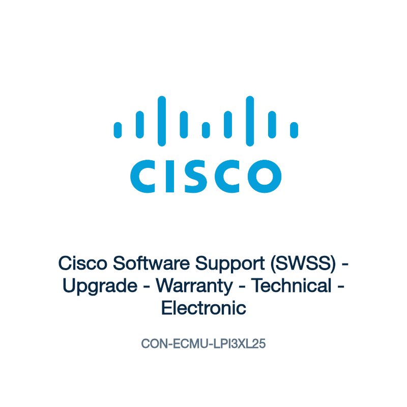 CON-ECMU-LPI3XL25: Cisco Software Support (SWSS)