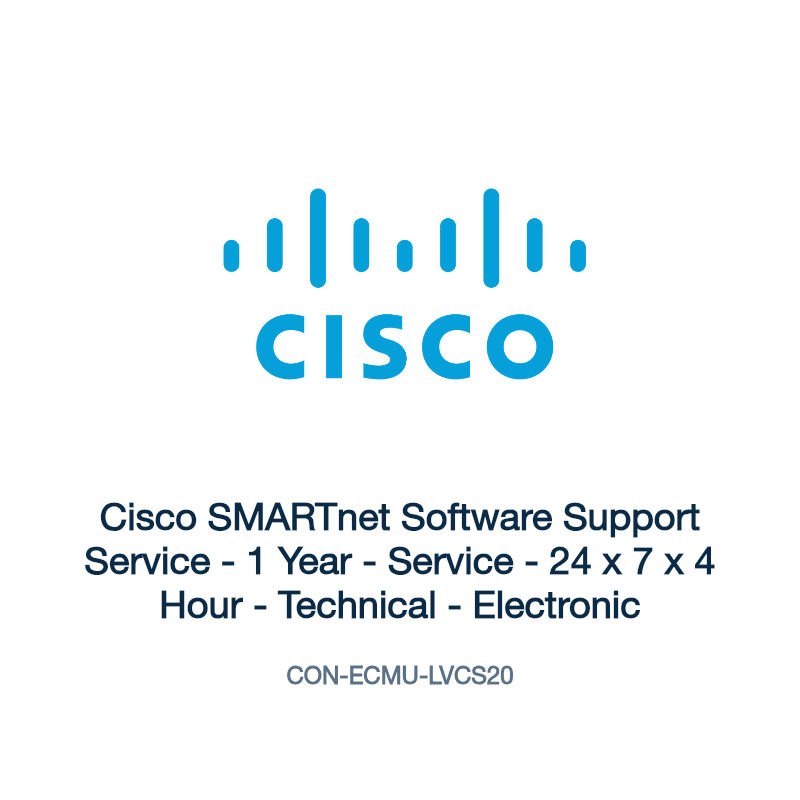 CON-ECMU-LVCS20: Cisco SMARTnet Software Support Service