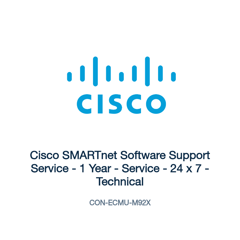 CON-ECMU-M92X: Cisco SMARTnet Software Support Service