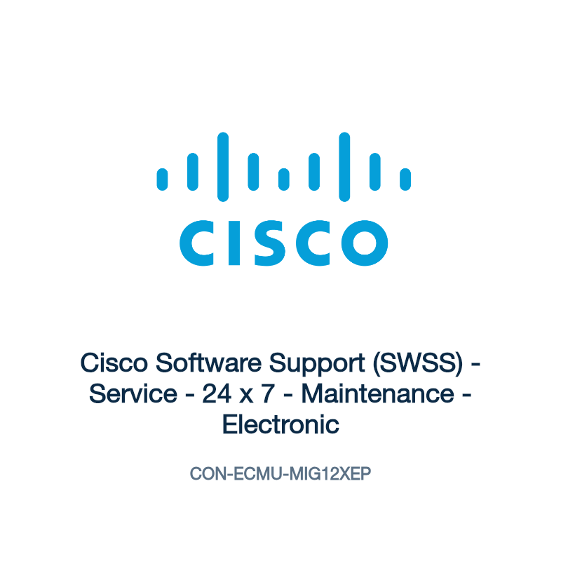 CON-ECMU-MIG12XEP: Cisco Software Support (SWSS)