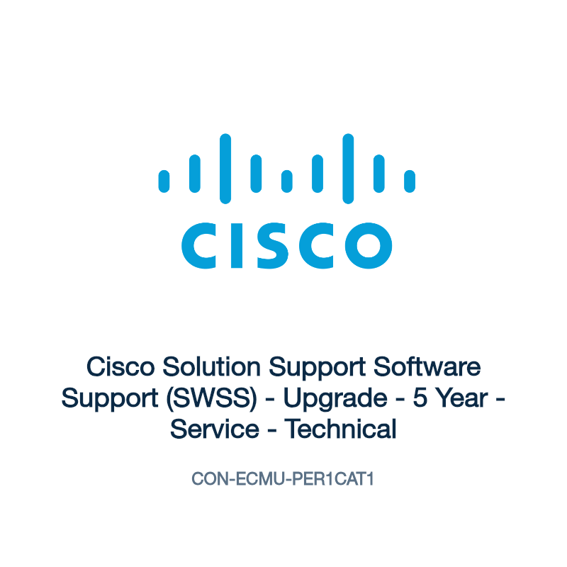 CON-ECMU-PER1CAT1: Cisco Solution Support Software Support (SWSS)