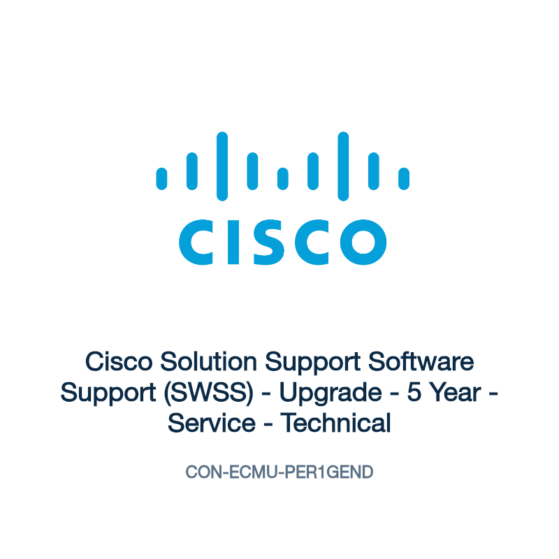 CON-ECMU-PER1GEND: Cisco Solution Support Software Support (SWSS)