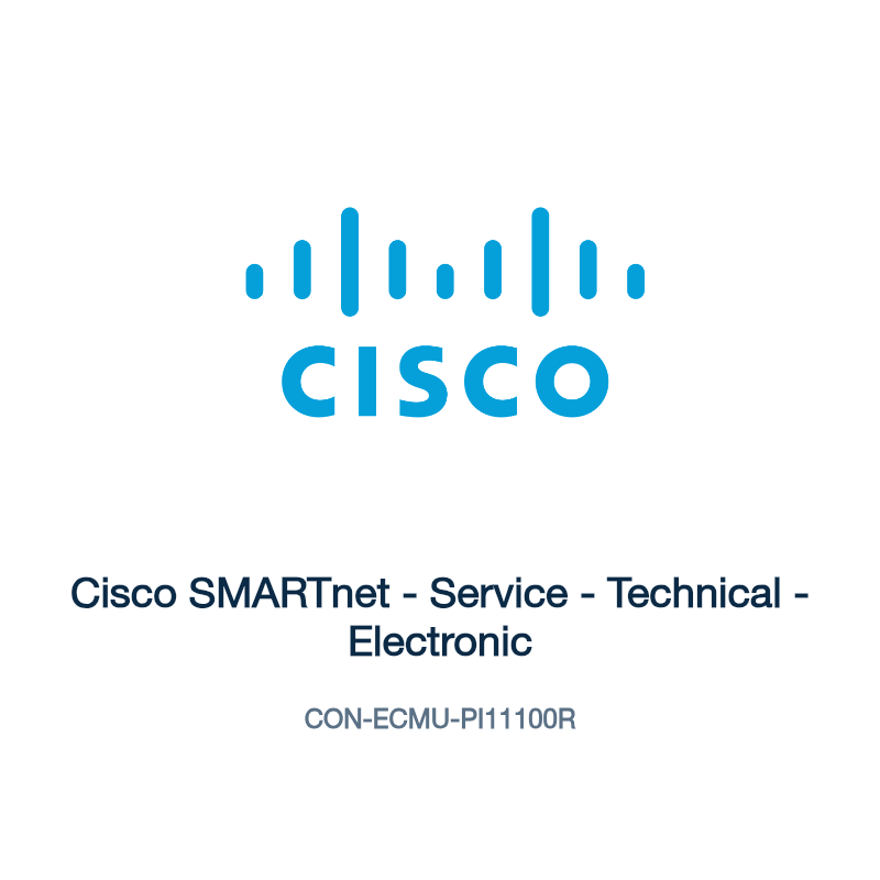 CON-ECMU-PI11100R: Cisco SMARTnet - Service - Technical - Electronic
