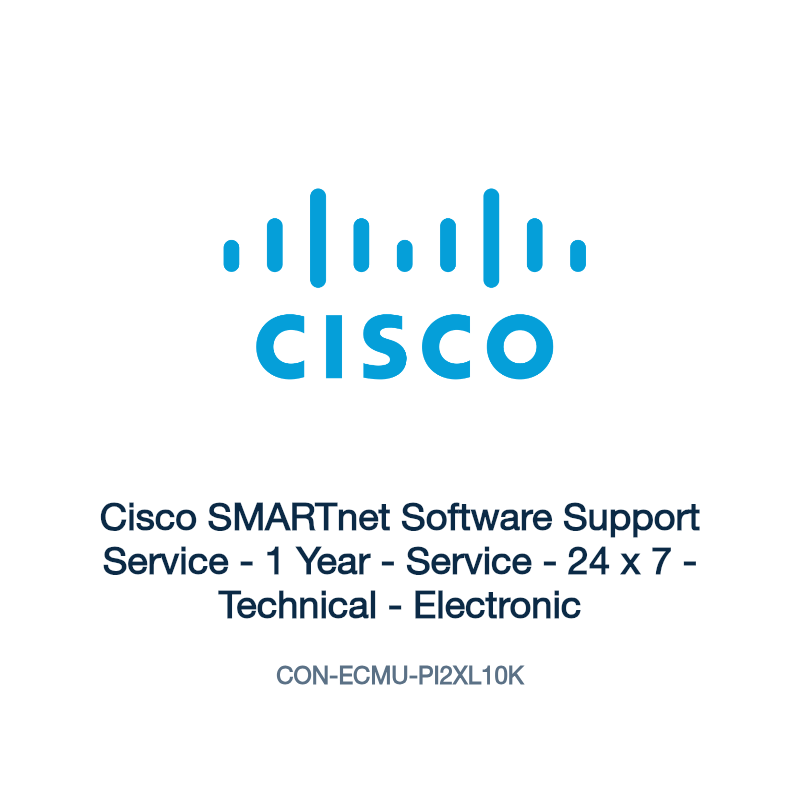 CON-ECMU-PI2XL10K: Cisco SMARTnet Software Support Service