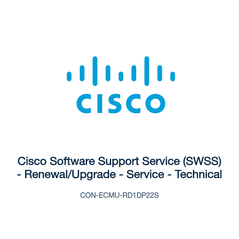 CON-ECMU-RD1DP22S: Cisco Software Support Service (SWSS)