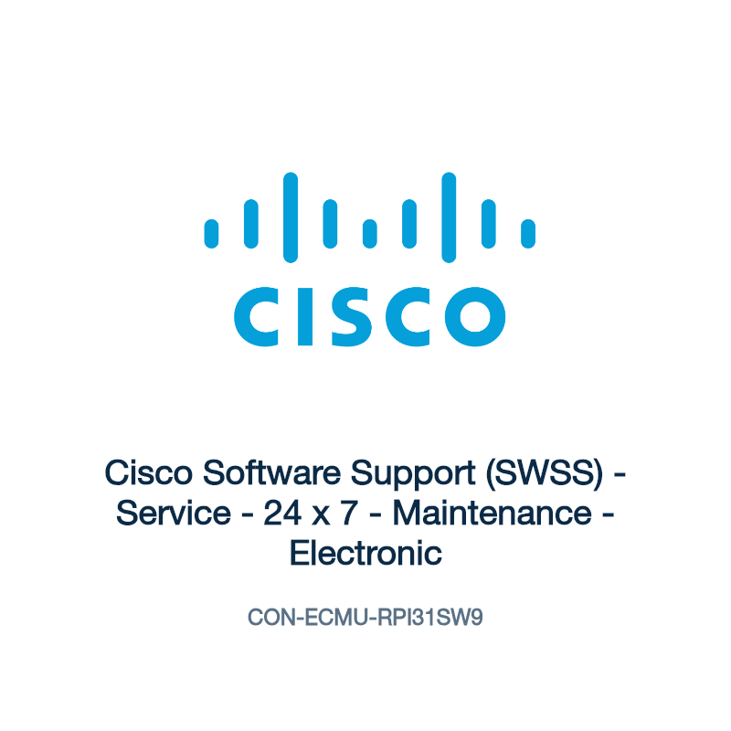 CON-ECMU-RPI31SW9: Cisco Software Support (SWSS)