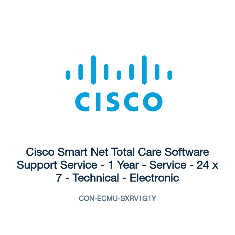 CON-ECMU-SXRV1G1Y: Cisco Smart Net Total Care Software Support Service