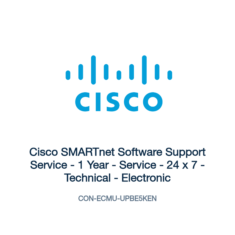 CON-ECMU-UPBE5KEN: Cisco SMARTnet Software Support Service