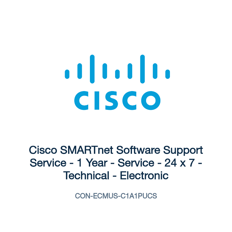 CON-ECMUS-C1A1PUCS: Cisco SMARTnet Software Support Service