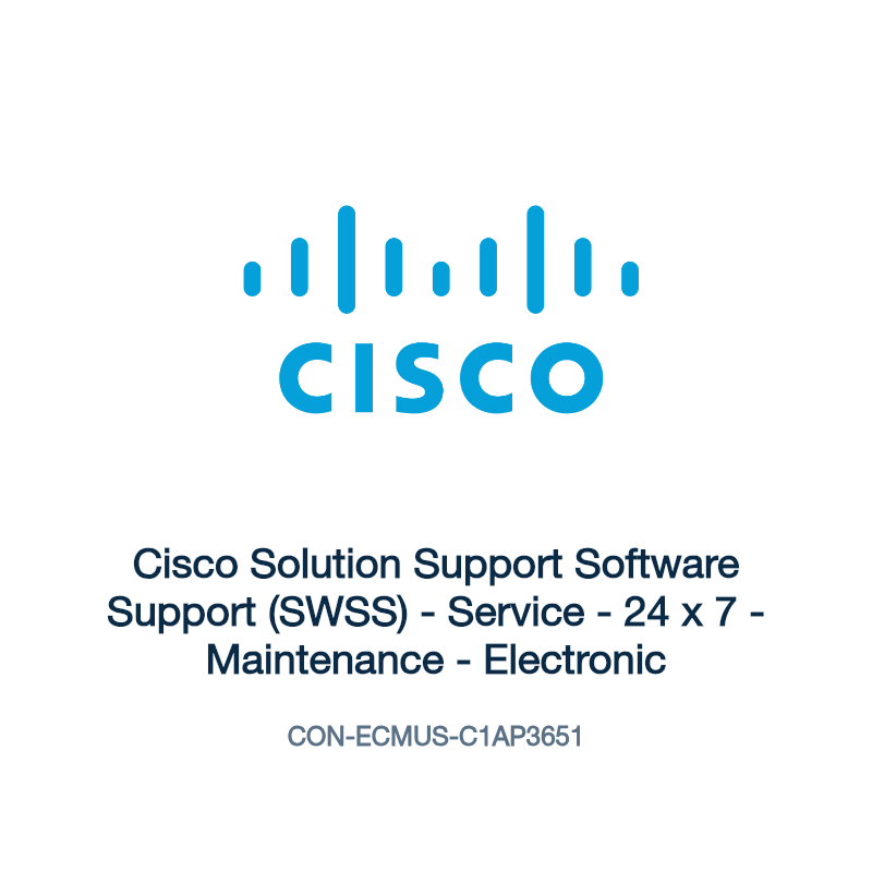 CON-ECMUS-C1AP3651: Cisco Solution Support Software Support (SWSS)