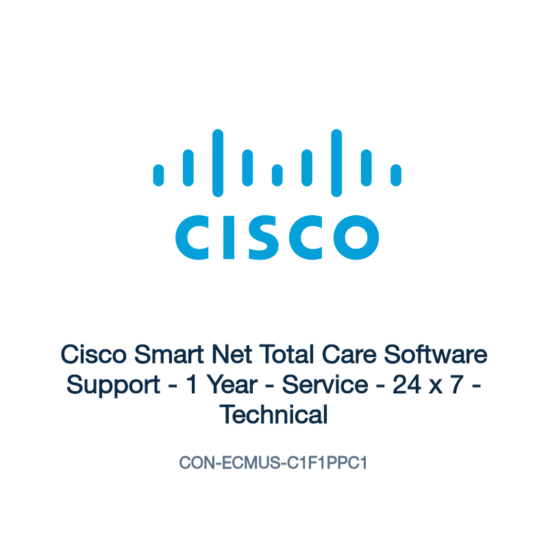 CON-ECMUS-C1F1PPC1: Cisco Smart Net Total Care Software Support