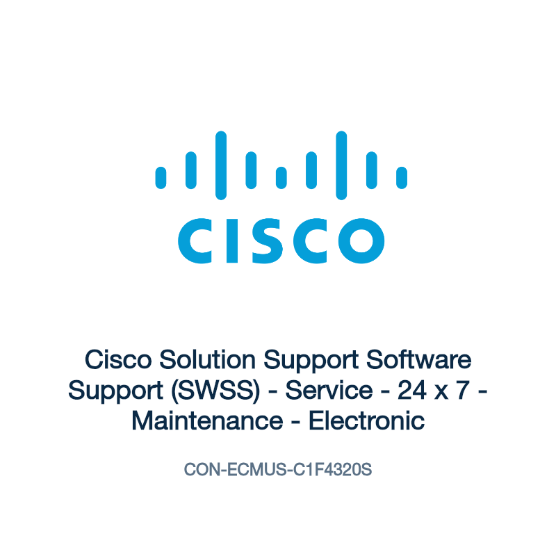 CON-ECMUS-C1F4320S: Cisco Solution Support Software Support (SWSS)