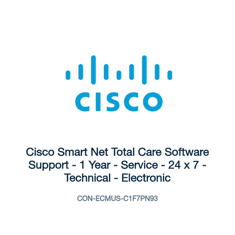 CON-ECMUS-C1F7PN93: Cisco Smart Net Total Care Software Support