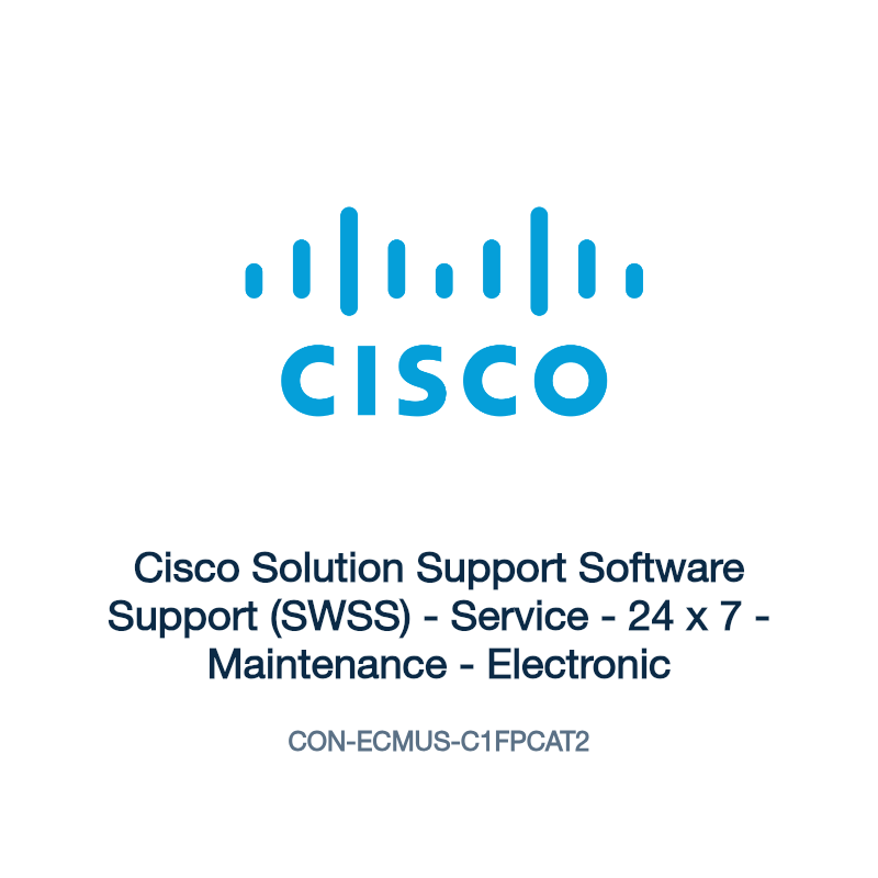 CON-ECMUS-C1FPCAT2: Cisco Solution Support Software Support (SWSS)
