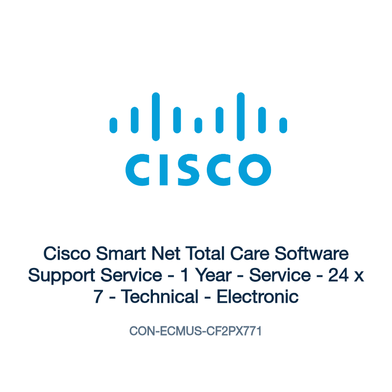 CON-ECMUS-CF2PX771: Cisco Smart Net Total Care Software Support Service