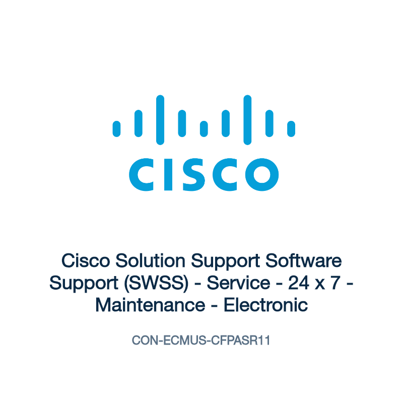 CON-ECMUS-CFPASR11: Cisco Solution Support Software Support (SWSS)